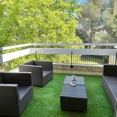 Le Grand Estivale -3 Terrasses-100m De Sable Appartement